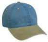 6-Panel Pigment Dyed Cotton Twill Cap