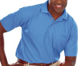 MEN'S EASY CARE POLO W/ POCKET