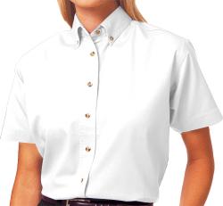 **BEST VALUE**        Ladies Short Sleeve Cotton Twill Shirt