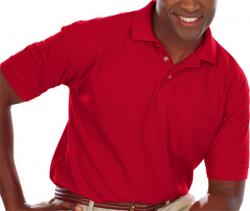 MEN'S EASY CARE POLO W/ POCKET