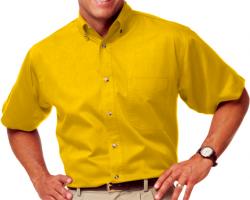 **BEST VALUE**        Mens Short Sleeve Cotton Twill Shirt