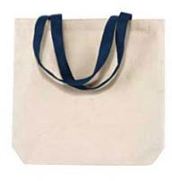 Harriton Canvas Tote with Contrasting Handles