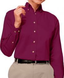 Ladies Long Sleeve Cotton Twill Shirt