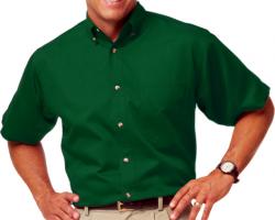 **BEST VALUE**        Mens Short Sleeve Cotton Twill Shirt