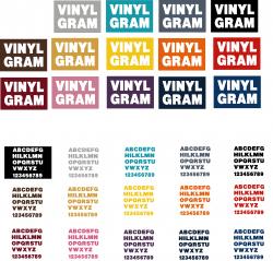 Vinyl Letters 16 - 19