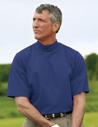 PHENOM Jersey Short Sleeve Mock Turtleneck