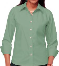 Ladies Stretch Poplin 3/4 SLEEVE