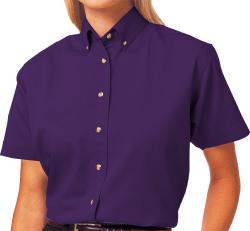 **BEST VALUE**        Ladies Short Sleeve Cotton Twill Shirt