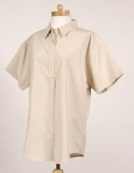 Ladies BROADWAY Wrinkle-Resistant Short Sleeve Shirt