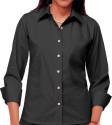 Ladies Stretch Poplin 3/4 SLEEVE