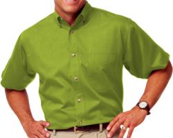 **BEST VALUE**        Mens Short Sleeve Cotton Twill Shirt